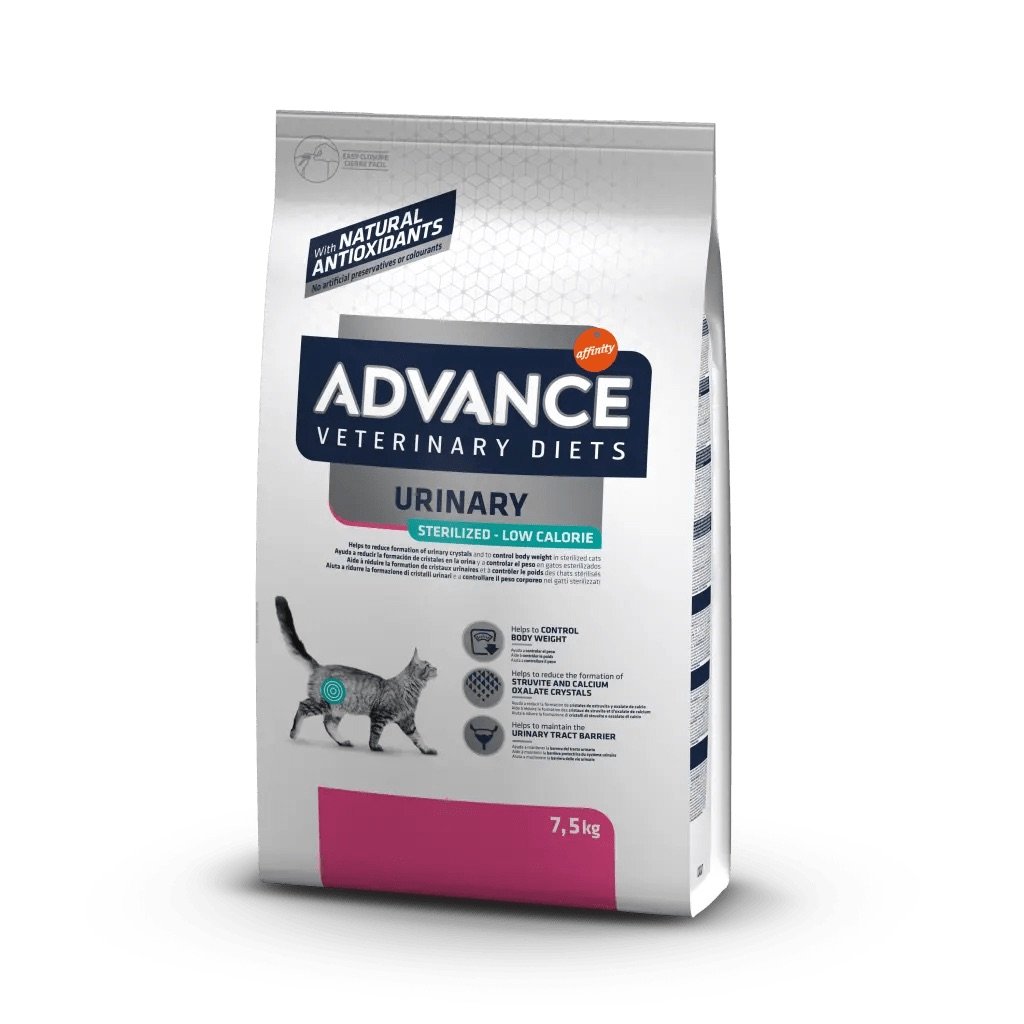Advance Veterinary Diets Urinary Sterilized Low Calorie sausas maistas katėms
