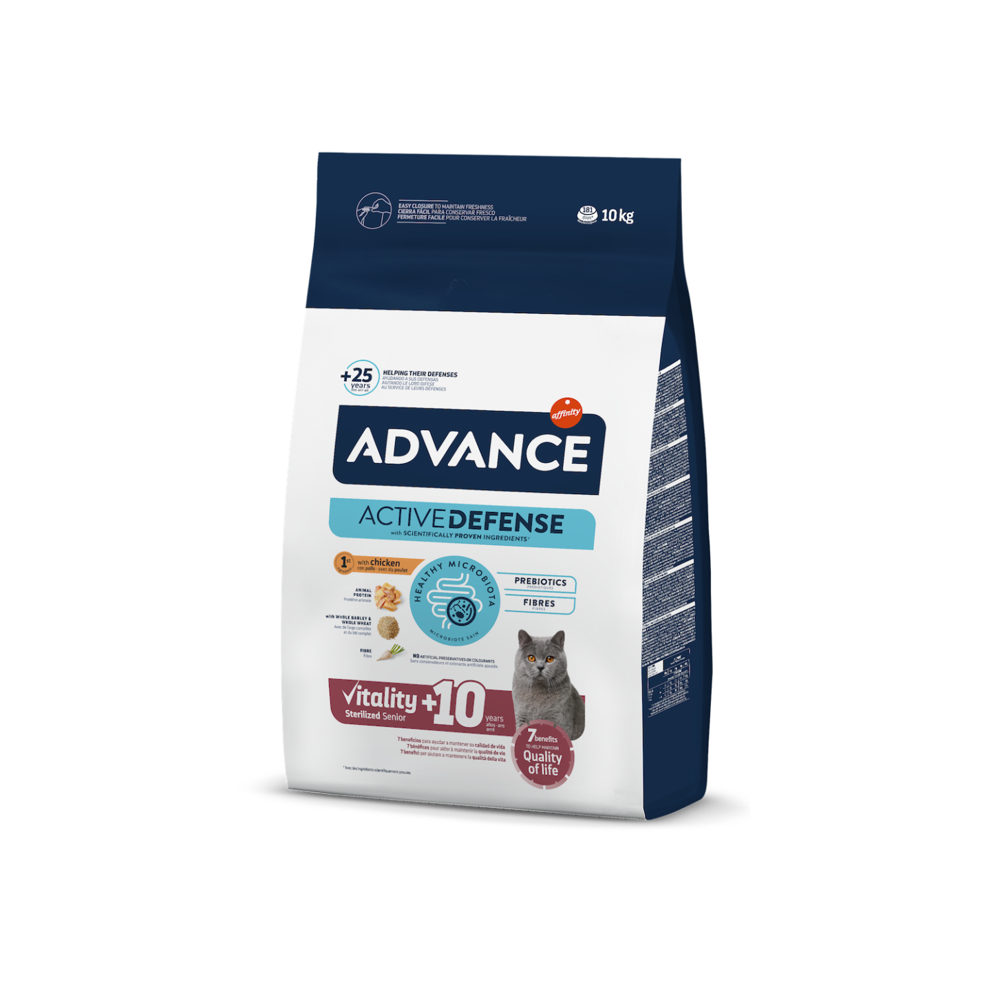 Advance Steriliseeritud Senior Vitality kuivtoit kassidele