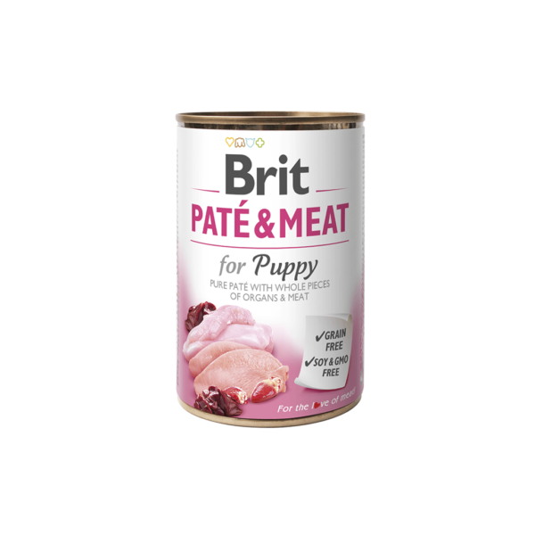 Brit Care Pate & Meat Puppy paštetas šuniukams