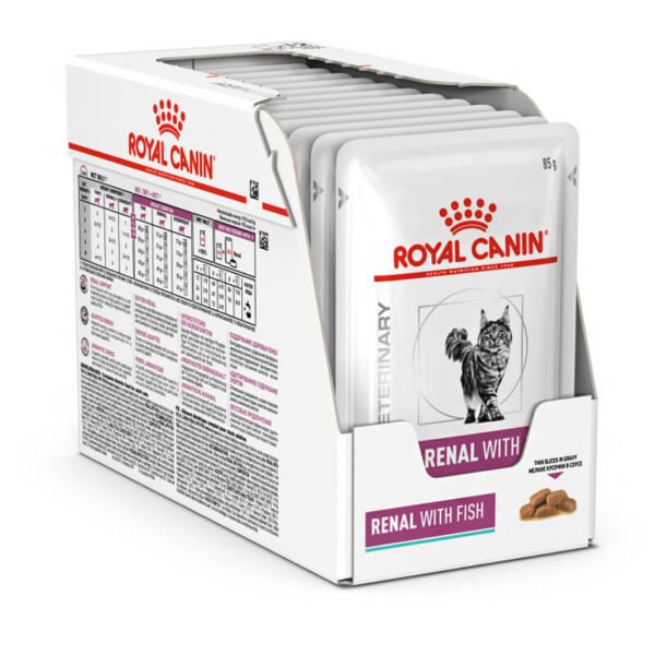 Royal Canin Renal Fish konservai padaže