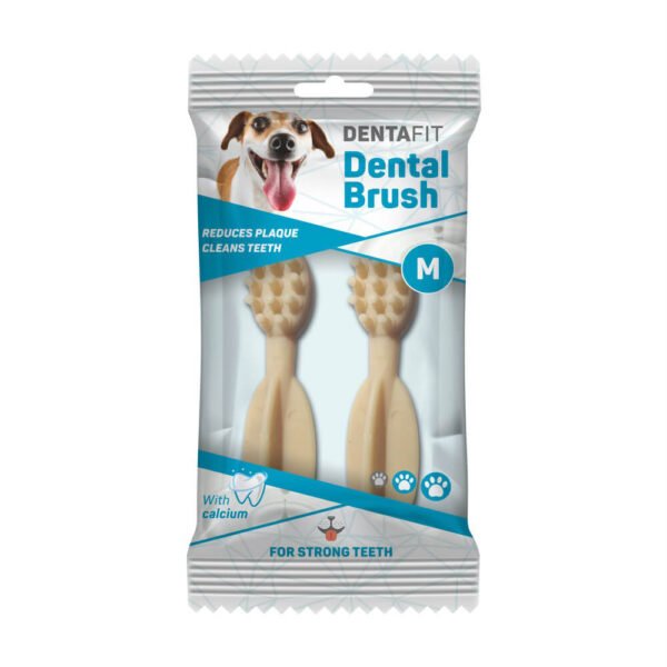 Dafiko Dental Brush M Calcium skanėstai šunims 2 vnt