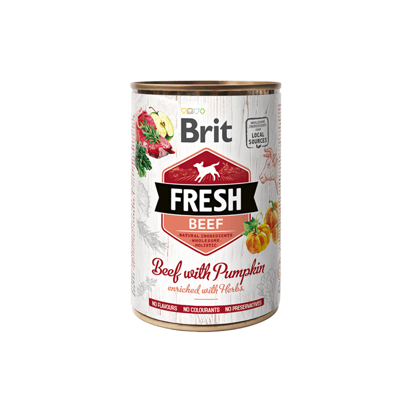 Brit Fresh Beef & Pumpkin konservai šunims