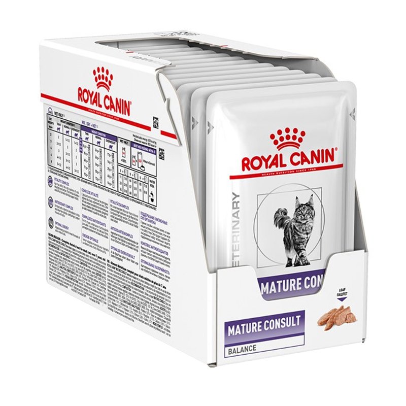 Royal Canin Mature Consult Balance paštetas katėms