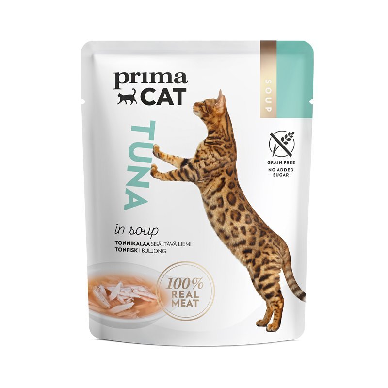 PrimaCat Tuna Soup sriubos gėrimas katėms - Dubenėlis