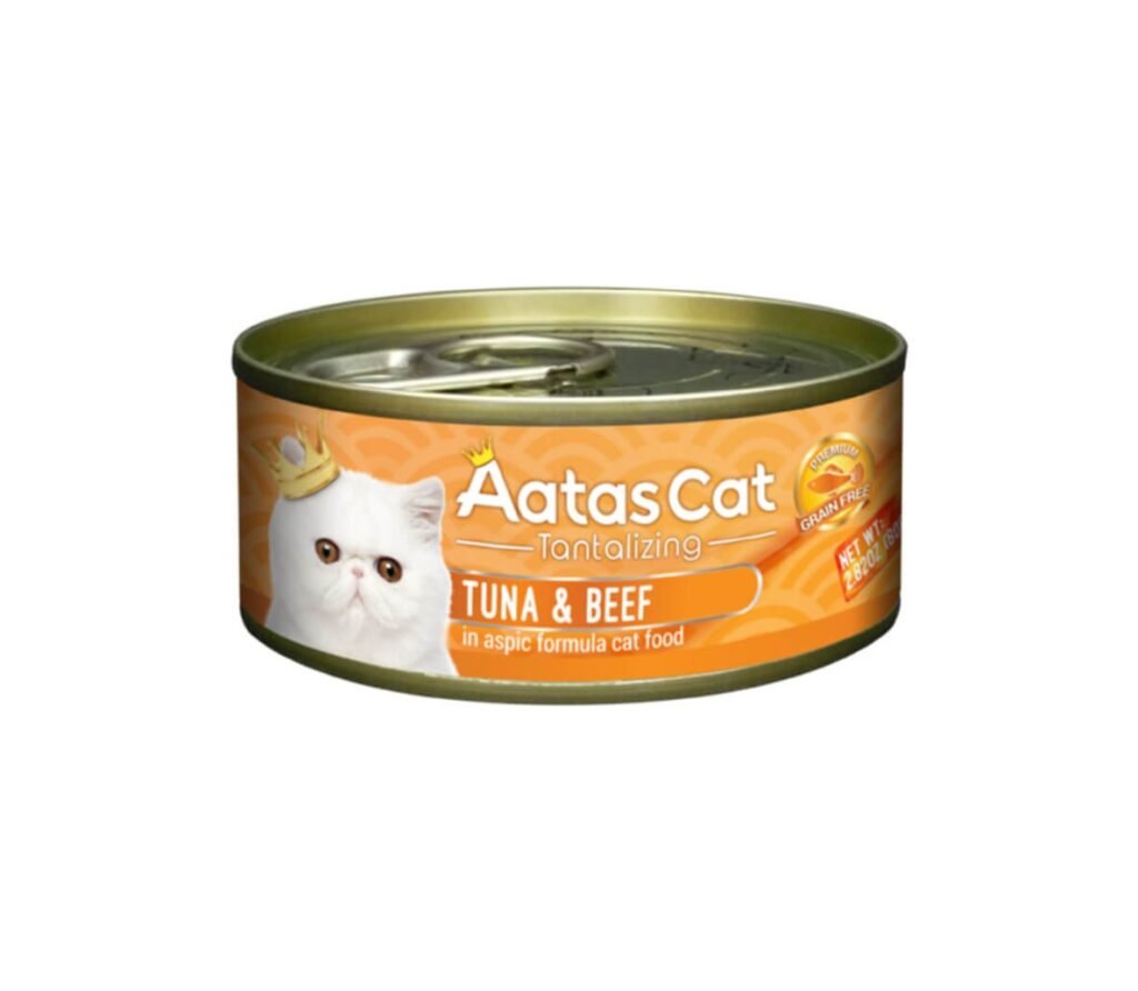 Aatas Tantalizing Tuna & Beef konservas katėms 80 g