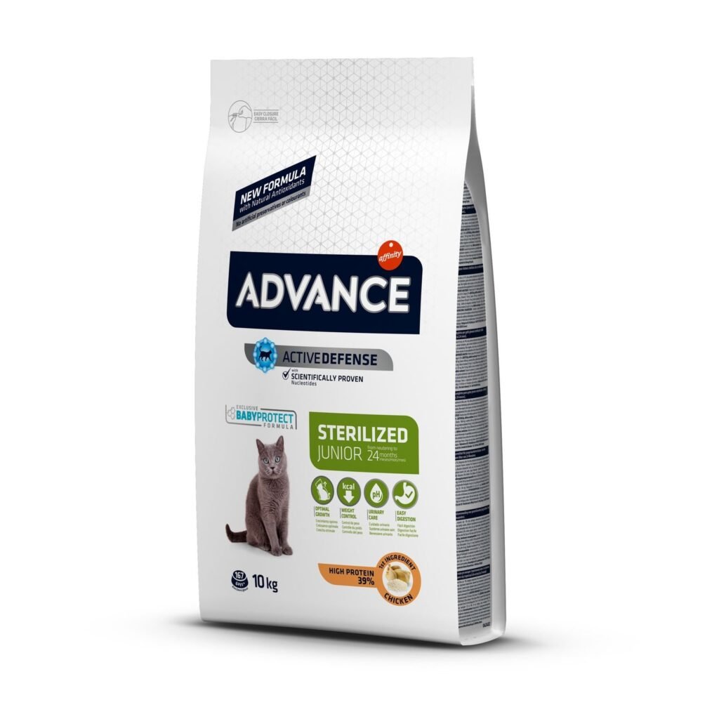 Advance Junior Sterilized Cat sausas maistas katėms 1.5 kg