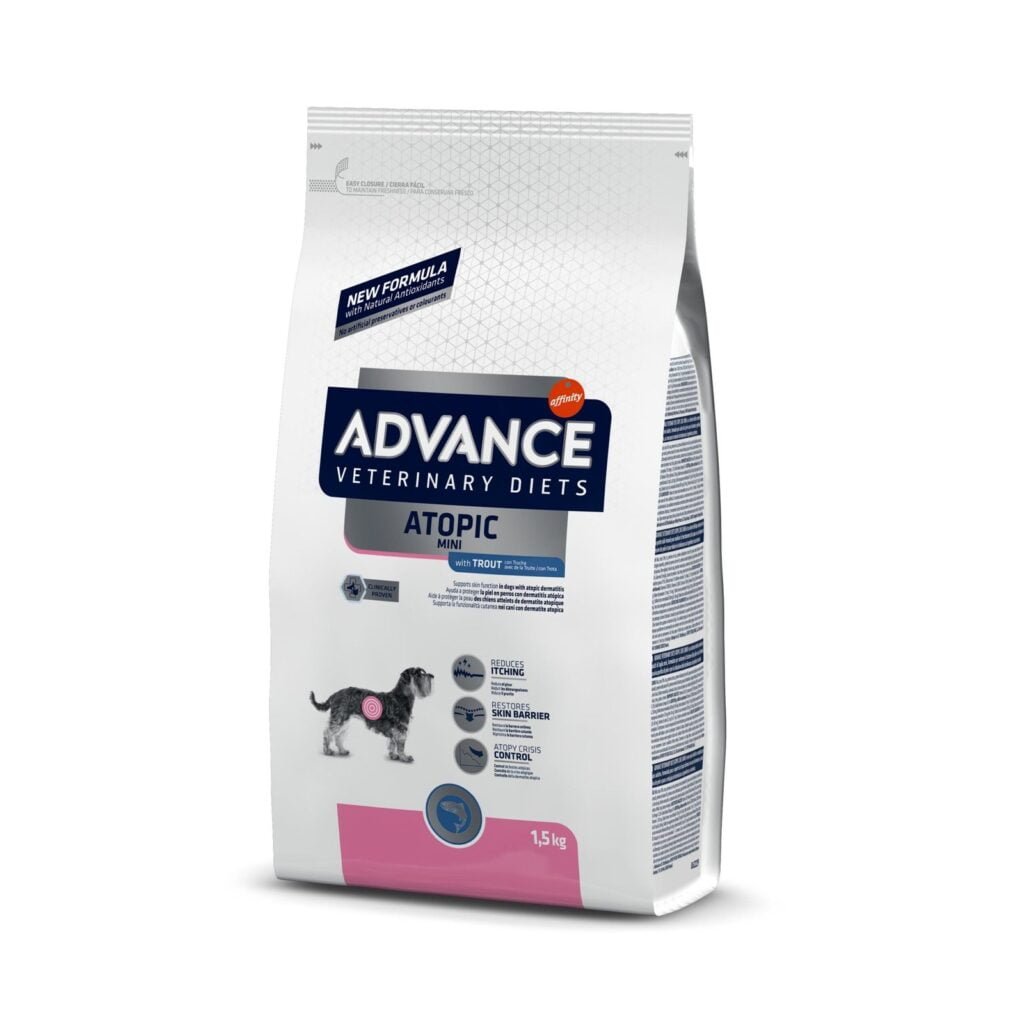 Advance Veterinary Diets Atopic Mini sausas maistas šunims 1.5 kg