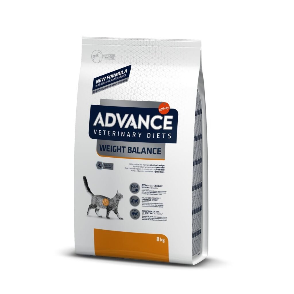 Advance Veterinary Diets Weight Balance sausas maistas katėms 1.5 kg