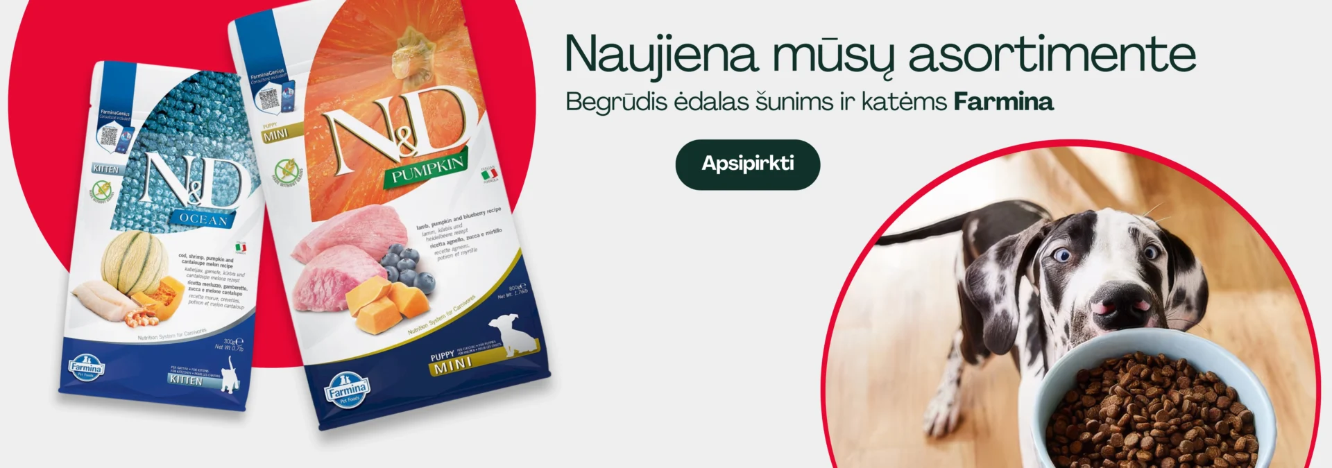 Farmina Desktop banner