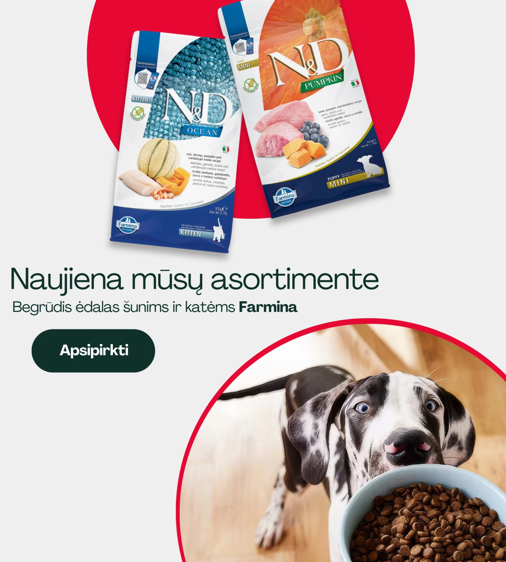 Farmina Mobile banner