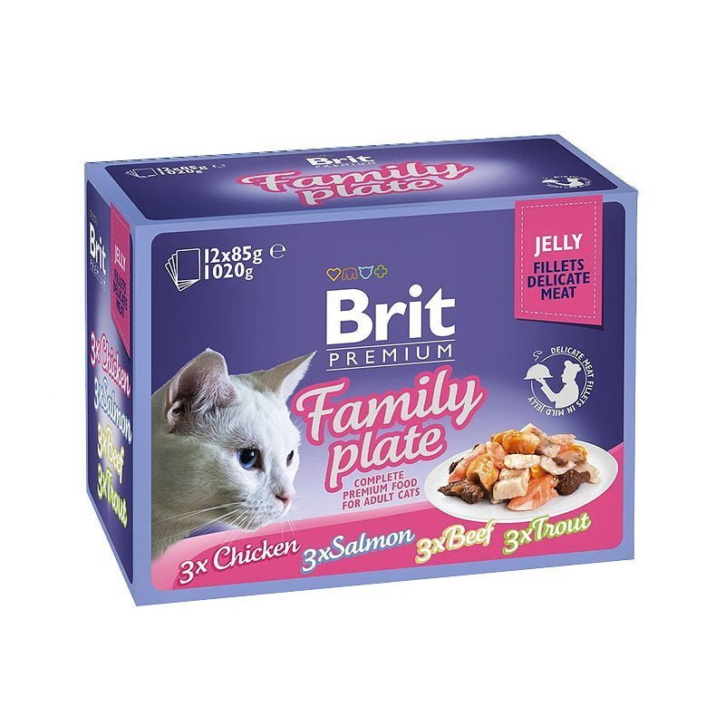 Brit Premium Delicate Multipack konservų rinkinys katėms