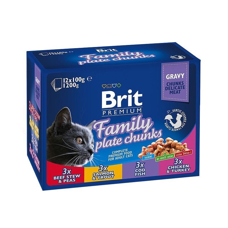 Brit Premium Multipack konservų rinkinys katėms
