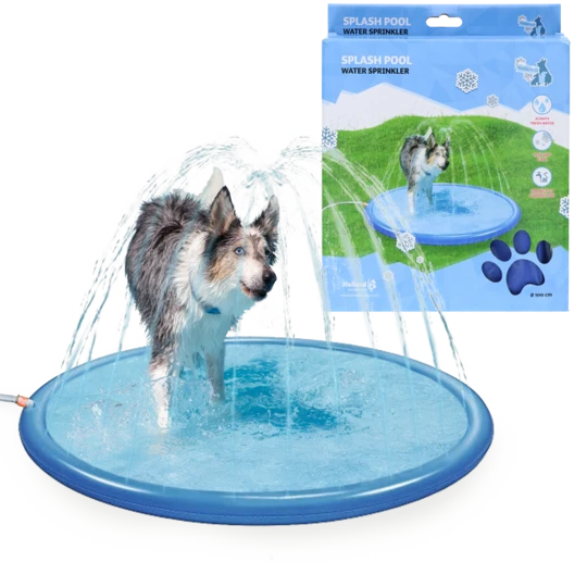 CoolPets baseinas su fontano funkcija šunims, mėlynas