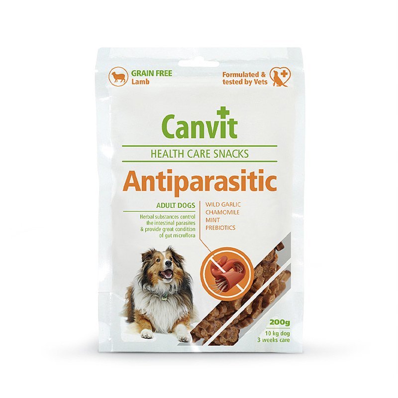 Canvit Antiparasitic skanėstai šunims 200 g