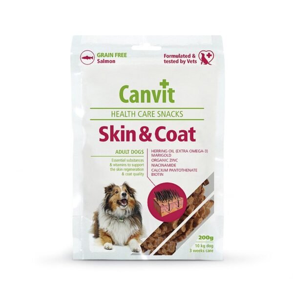 Canvit Skin & Coat skanėstai šunims 200 g