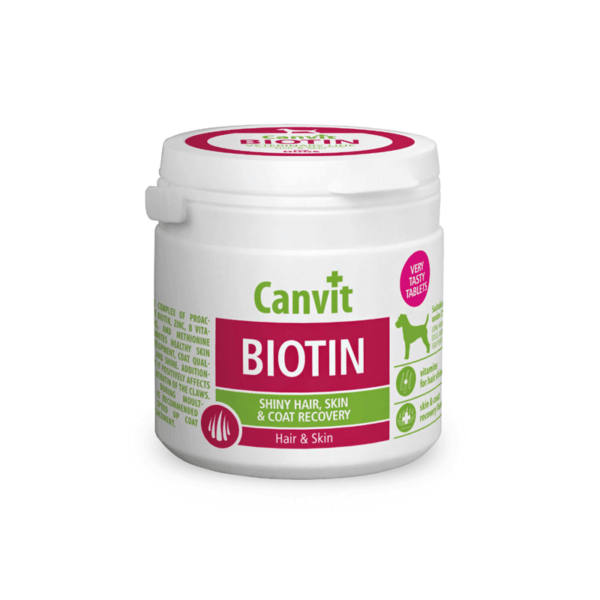 Canvit Biotin tabletės šunims 100 g