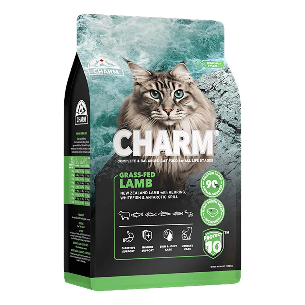 Charm Grass-Fed Lamb sausas maistas katėms