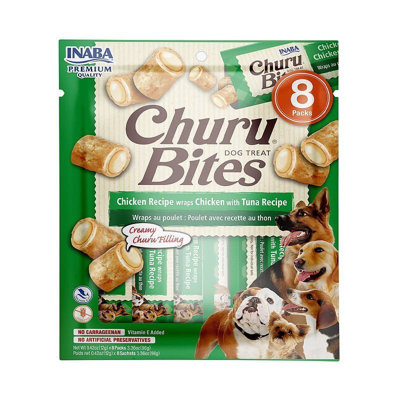 Churu Bites Chicken Cheese skanėstai šunims 96 g