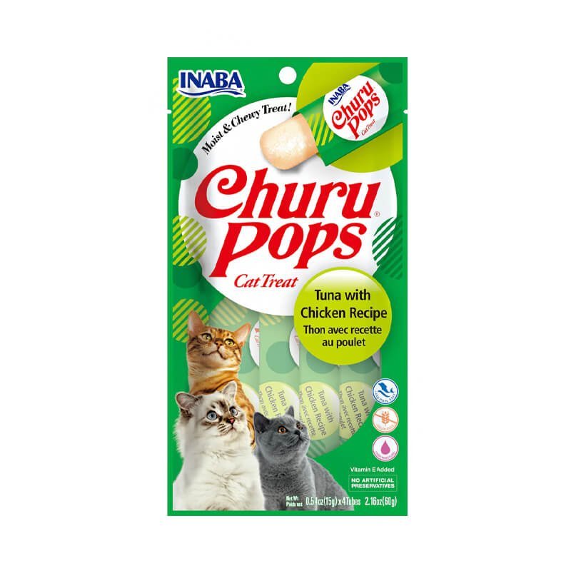 Churu Pops Tuna Chicken skanėstai katėms 60 g