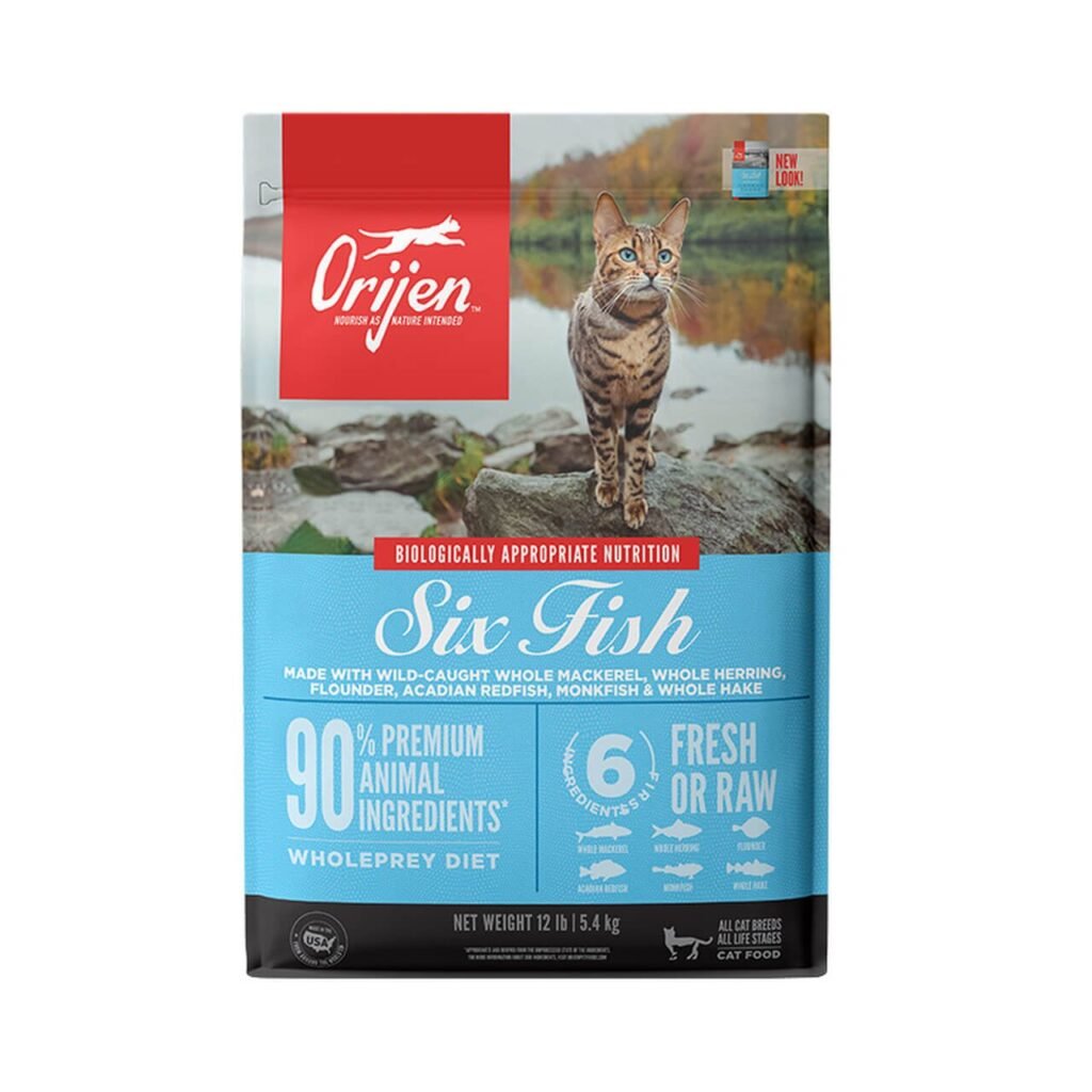 Orijen Six Fish Cat sausas maistas katėms