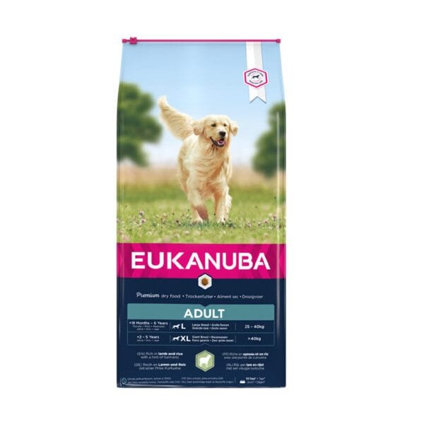 Eukanuba Adult L/XL Lamb & Rice sausas maistas šunims