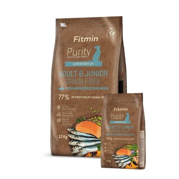 Fitmin Purity Adult & Junior Fish kuivtoit koertele