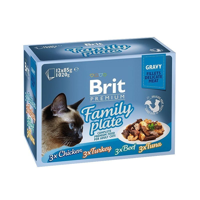 Brit Premium Delicate Multipack konservų rinkinys katėms