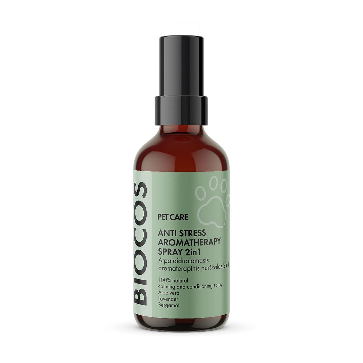Biocos Anti-stress nerimą mažinantis aromaterapinis purškalas šunims, 100 ml