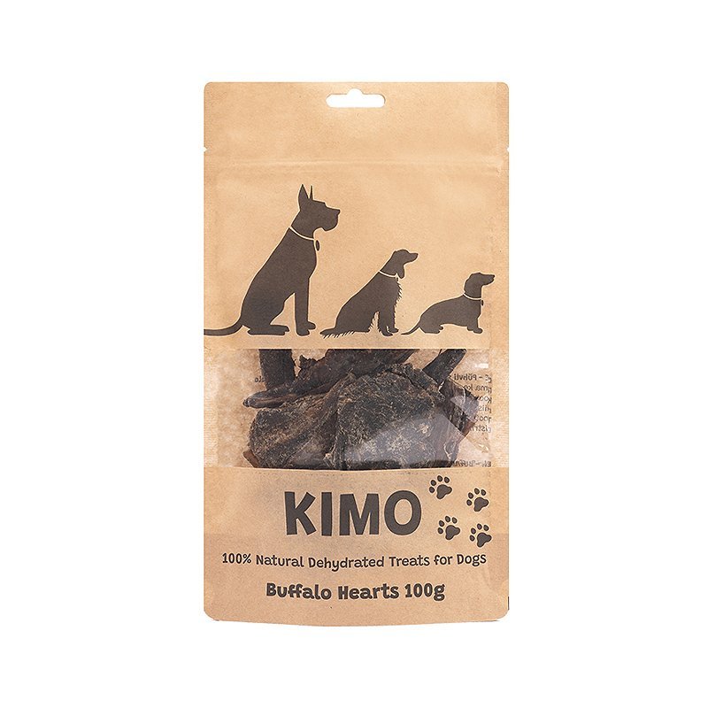 Kimo Buffalo Hearts skanėstai šunims 100 g