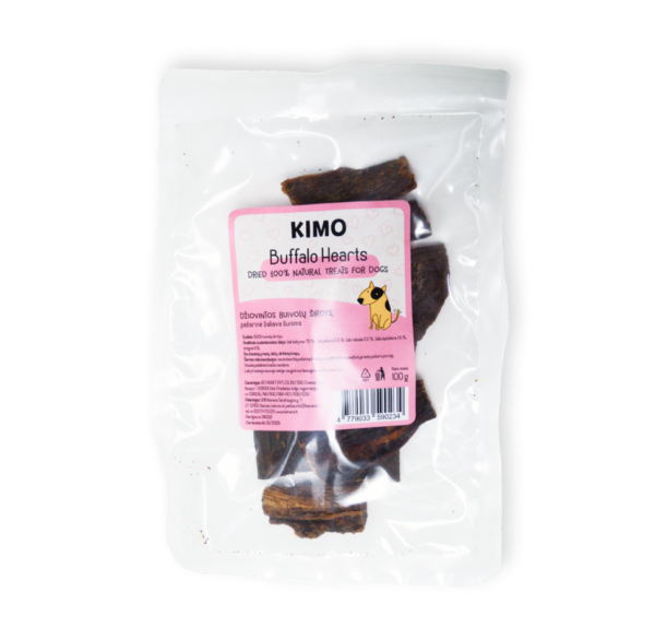 Kimo Buffalo Hearts kārumi suņiem 100 g