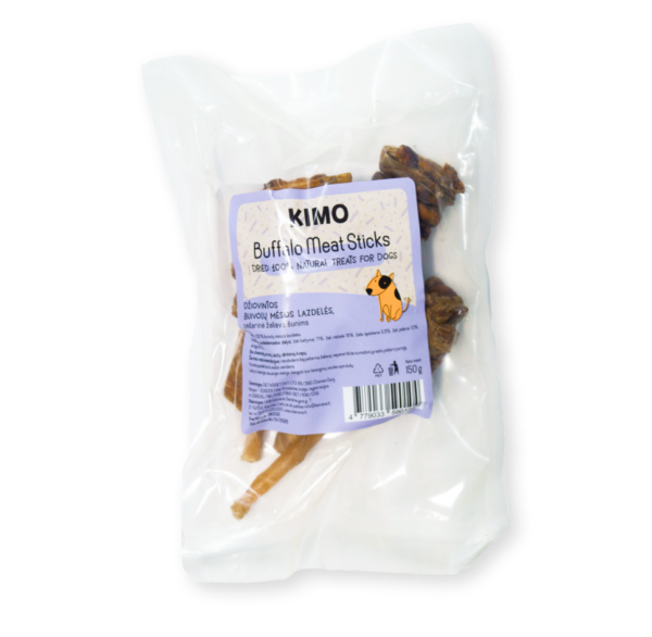 Kimo Buffalo Meat Sticks maiuspalad koertele 150 g