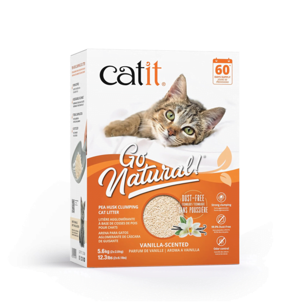 Catit Go Natural Tofu Vanilla kačių kraikas 14 L