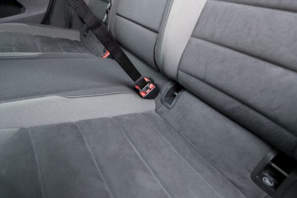 Trixie reguliuojamas saugos diržas šunims, tvirtinamas prie petnešų, skirtas keliaujant automobiliu, juodas