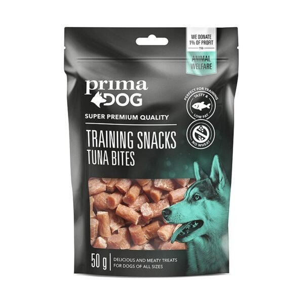 PrimaDog Training Snacks Tuna Bites skanėstai šunims 50 g