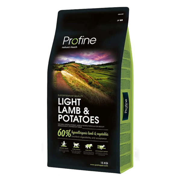 Profine Light Lamb & Potatoes sausas maistas šunims 15 kg