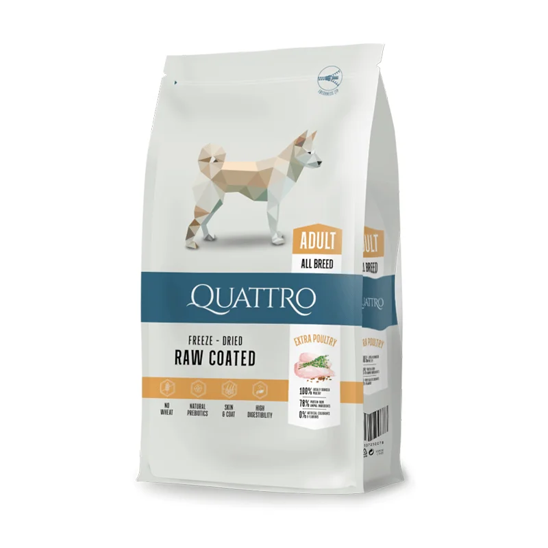 Quattro Adult All Breed Poultry sausas maistas šunims