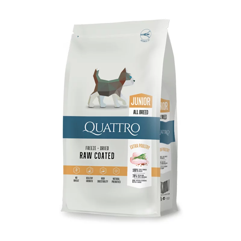 Quattro Junior All Breed Poultry sausas maistas šunims