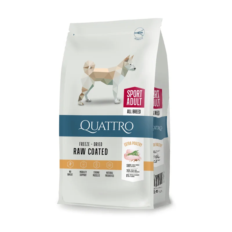 Quattro Sport Adult All Breed Poultry sausas maistas šunims