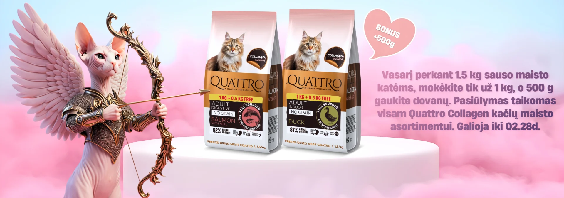 Vasaris - Quattro Valentino dienos pasiūlymas Collagen linijai - Desktop