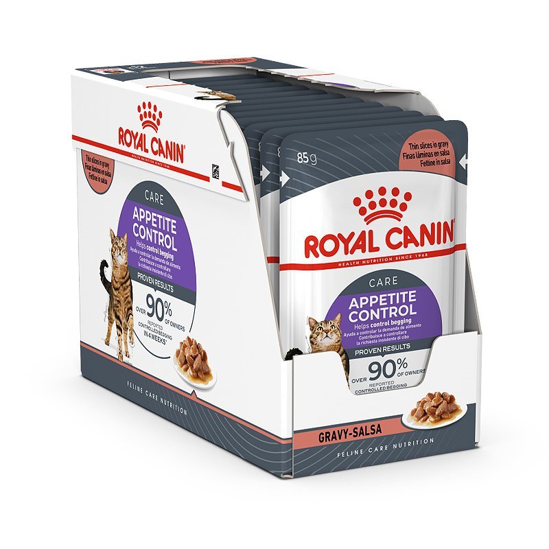 Royal Canin Appetite Control Care konservai padaže lentelė