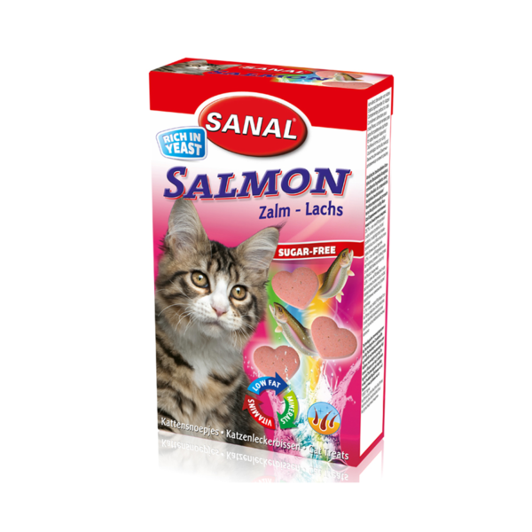 Sanal Salmon pašaro papildas katėms 50 g