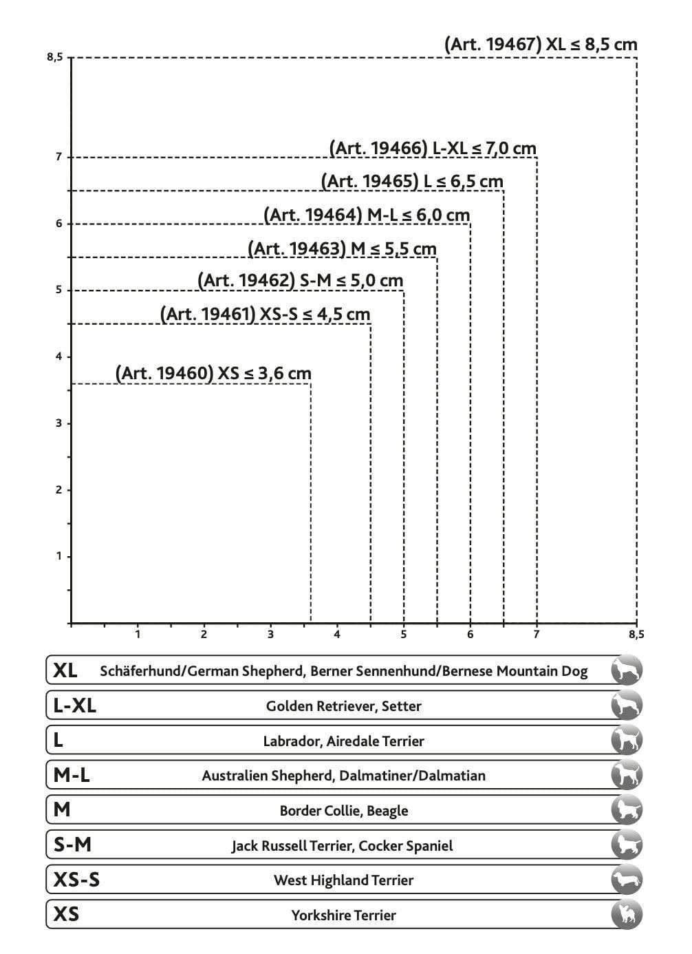 Trixie Walker Active apsauginiai batukai šunims, įv. dydžių, juodi, 2 vnt