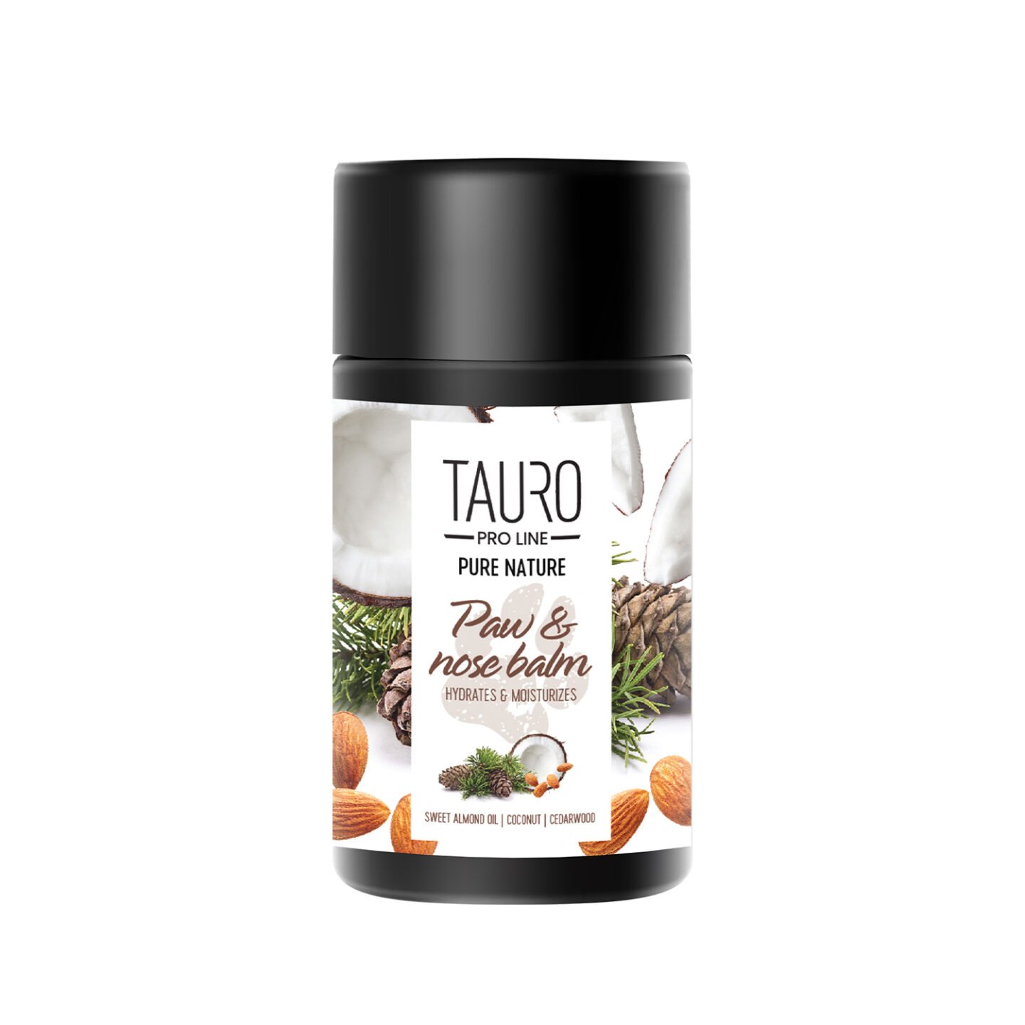 Tauro Pro Line Pure Nature mitrinošs balzāms degunam un pēdām 75 ml