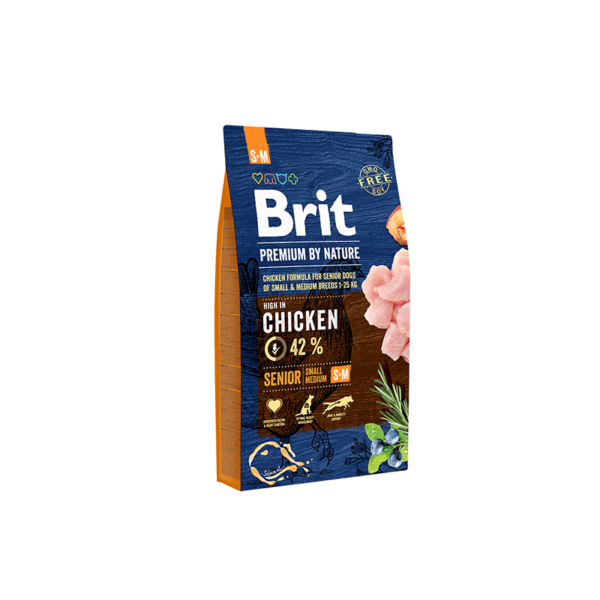 Brit Premium by Nature Senior S/M sausas maistas šunims