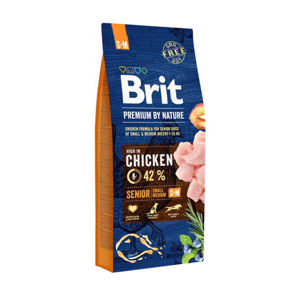 Brit Premium by Nature Senior S/M sausas maistas šunims