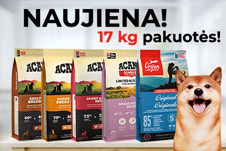 Acana ja Orijen 17kg bänner