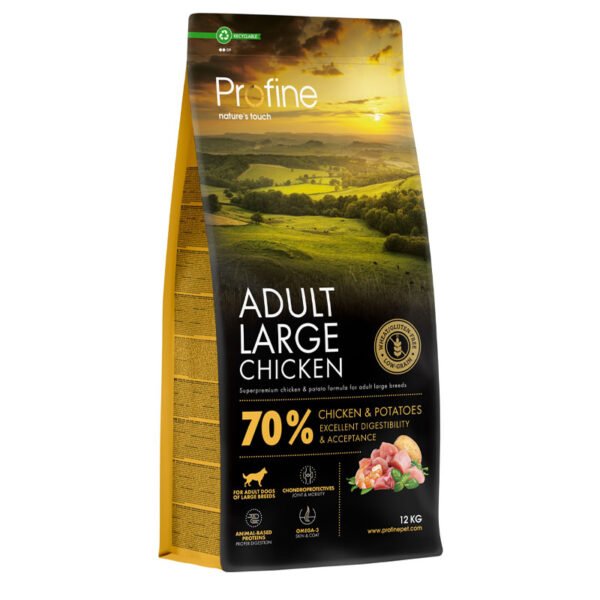 Profine Adult Large Breed Chicken & Potatoes sausas maistas šunims 12 kg