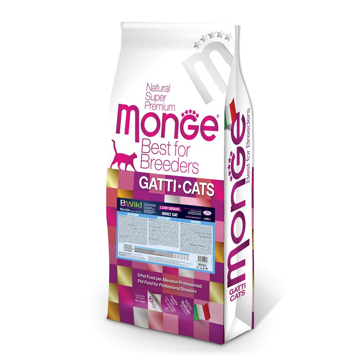 Monge BFB BWild Adult Anchovies sausas maistas katėms 10 kg