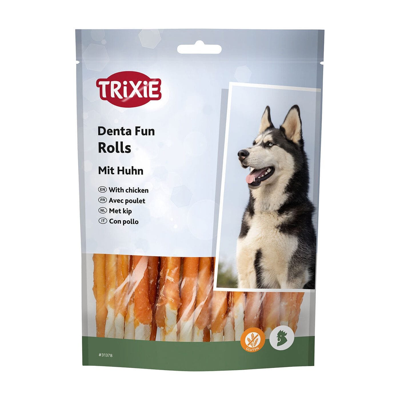 Trixie kauliukai su vištiena šunims, įv. dydžių