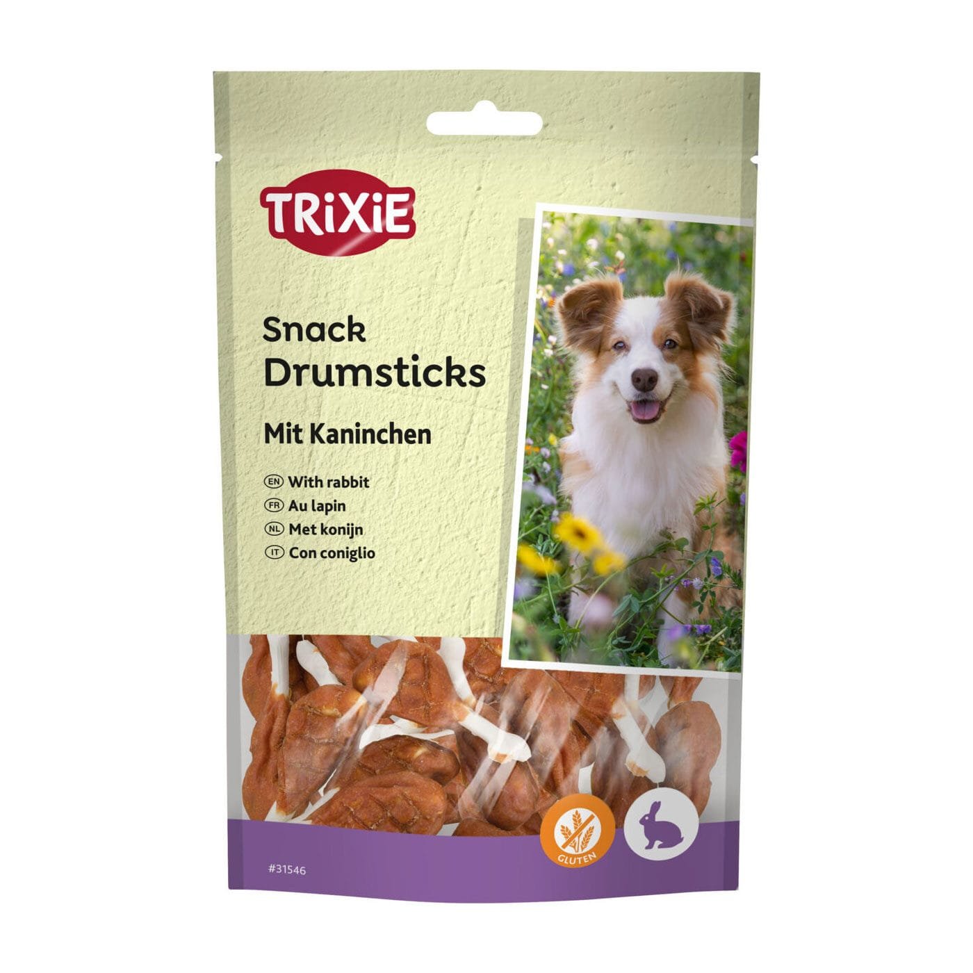 Trixie Premio triušienos blauzdelės, skanėstas šunims, 100 g